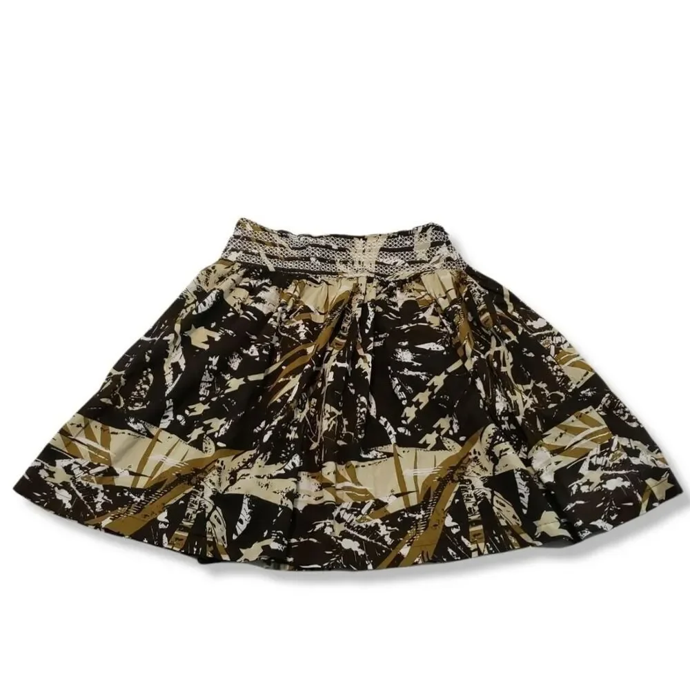 Hurley Skirt Size 3 Pleated Circle Skirt Casual Women's A-Line Skirt Skater Skir